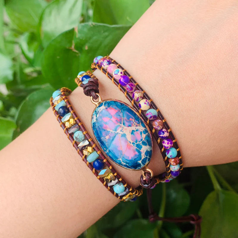 צמיד ג'ספר קיסר עוצמתי