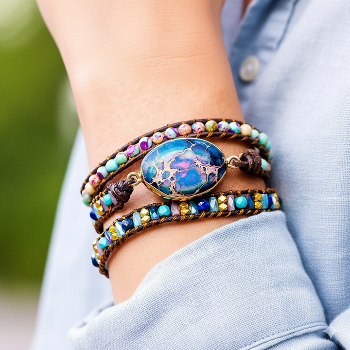 צמיד ג'ספר קיסר עוצמתי