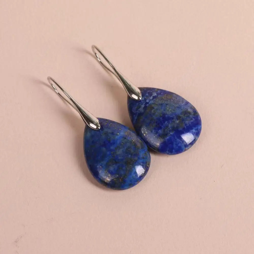 עגילי קריסטל "טיפה צלולה" – מראה יוקרתי